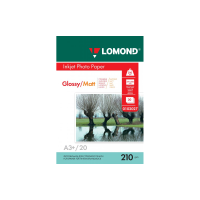Фотобумага Lomond глянцевая/матовая двухсторонняя А3+ 210 г/м2 20 л (0102027)